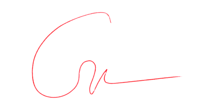 Red Pencil Underline - Hand drawn horizontal chalk, marker or pencil lines. Design element for emphasis, text lines and decoration. Set on a transparent background.