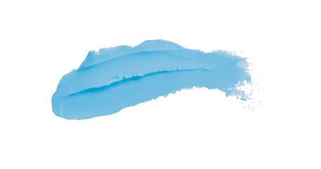Light blue clay texture on a transparent background.