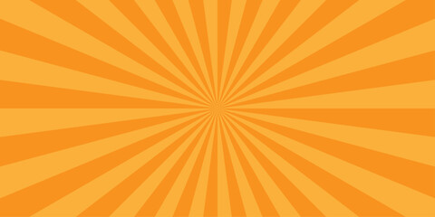 Vector sunray stripe background. Light sunburst glowing background. Sunburst pattern summer social banner. vector illustration pattern beam rays. Spiral radial striped backdrop design.	