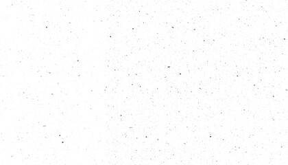 White speckled texture with small black dots scattered across plain background