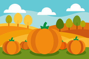 Pumpkin Patch Scene