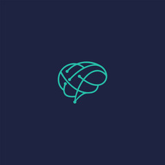 Mental Health Logo: Brain and Cross Tech Line Icon. Psychology, Online Therapy, Medical Science, Mind, Wellness, Neurology, Online Counseling, Creative Thinking, Future Technology Vector.