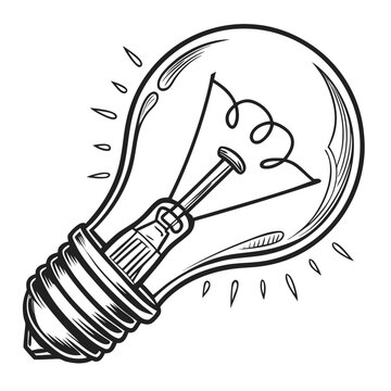 light bulb icon vector