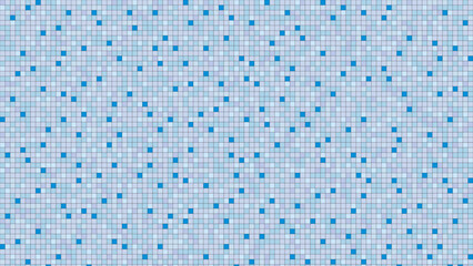 Abstract Light Blue Pixelated Background with Varying Shades of Blue