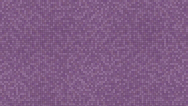 Abstract Purple Pixelated Background with Varying Shades of Purple
