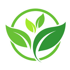 green leaf logo