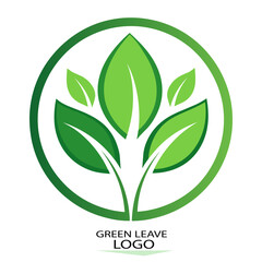 green leaf logo