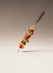 꼬치, 꼬치구이, 술안주, 소풍, 야외 음식, 길거리 음식, 먹을것, 성탄, 야채, 굽다, 바베큐, 고기꼬치