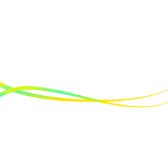 Abstract Wavy Lines with Gradient Effect