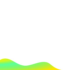 Abstract Wavy Gradient Border Design