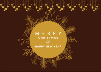 Modern Festive Christmas Greeting