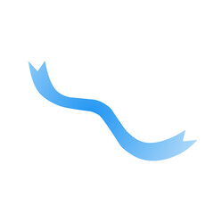 blue ribbon illustration