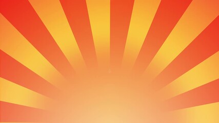Abstract creative motion golden rising sun stripe with halo background. Video animation Ultra HD 4k footage. - Powered by Adobe