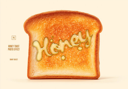 Honey Toast Text Effect