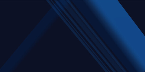 Obraz premium Dark blue modern business abstract background. Vector illustration design for presentation, banner, cover, web, flyer, card, poster, wallpaper, texture, slide, magazine, and powerpoint