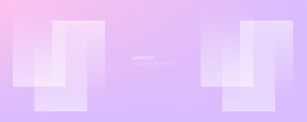 Soft pink gradient abstract background with transparent geometric layers.