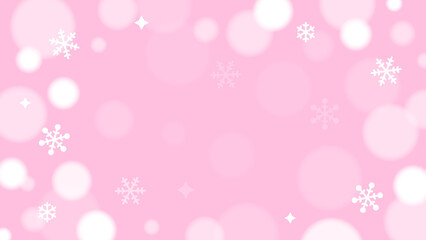 雪 冬 幻想的 かわいい パステル VTuber 配信 サムネイル バナー デザイン 背景 イラスト ラムネマテリアル