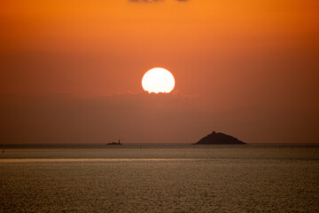 Fototapeta premium sunset on the sea