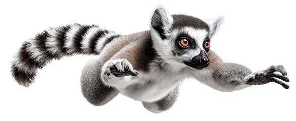 Obraz premium Leaping Lemur