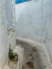 old alley and wall