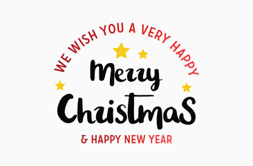 Merry Christmas Wishes Vector, Christmas vector design, merry Christmas typography, Merry Christmas and happy new year image