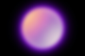 Vibrant purple and pink gradient light flare with bokeh effect