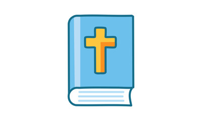 Obraz premium Minimal Line Religious Symbol Vector