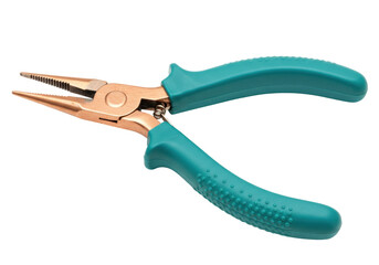 Fototapeta premium Isolated Needle-nose pliers with spring, useful instrument for various jobs like crafts and electronics