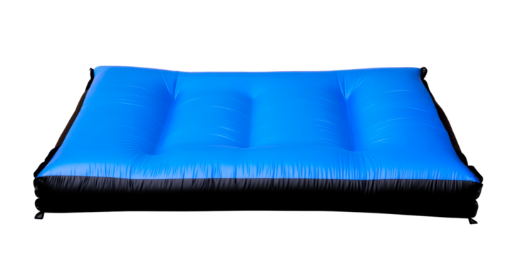 Inflatable Lounger Bed Blue Black
