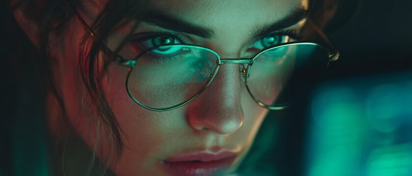 Innovative minds: women leading in digital data exploration. Cyber mindset. Immersive tech environment for the modern data analyst. Ai evolution. Machine intelligence.