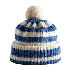 Striped knitted hat