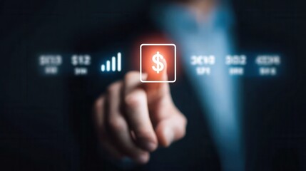 Abstract futuristic concept showing wealth and responsibility integrated on a dashboard where partnership and transfer data align within an evolving index program