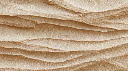 Macro shot of sandstone surface with warm beige tones and fine layered texture