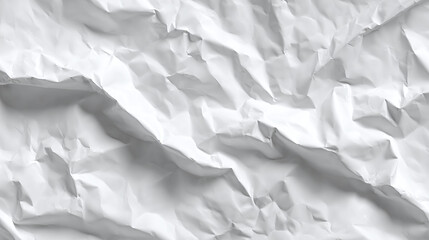 A close-up shot of a crumpled piece of paper, showing texture and shadows. The paper appears to be white and has a lot of creases