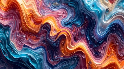 Abstract colorful wave pattern background texture design illustration