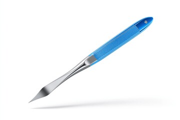 A Sleek and Modern Blue Craft Knife with a Sharp, Precision Blade Perfect for Detail Work and Creative Projects