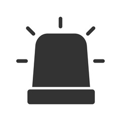 Obraz premium Siren icon isolated on transparent background