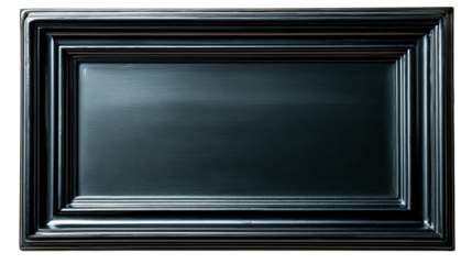 Dark Teal Raised Panel Frame Detail