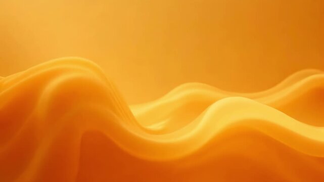 Abstract golden waves flowing smoothly, creating a warm and inviting background texture for design use