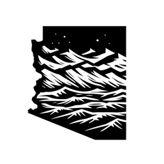 state of Arizona vector black and white, arizona, america, usa, vector, black and white, map, wallpaper, image