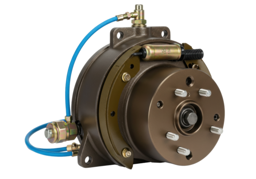 Isolated industrial brake assembly for machinery, vehicle, equipment applications, new condition