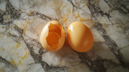 Double-shell Peeled Egg with Plenty Space