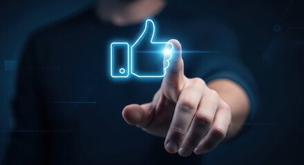 Gesture signaling digital communication, Electronic interface with illuminated touch