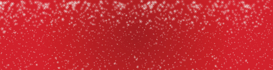 A realistic falling snow overlay on a gray gradient festive winter background with snowstorm and bokeh. A modern vector, white overlay with special light effect, for Christmas, New Year holiday design
