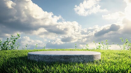 Serene natural elements against sky backdrop