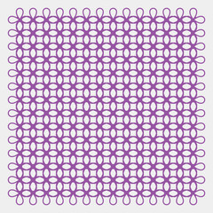 Repeating purple abstract floral geometric grid pattern background