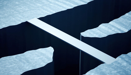 Close-up of a dark blue and white abstract design with a metallic sheen on a textured surface