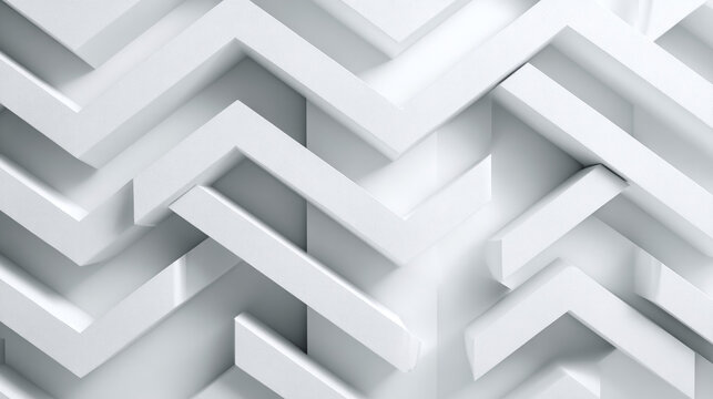Abstract geometric pattern of interconnected lines, creating a sense of depth and complexity. The lines are arranged in a zig-zag pattern, conveying the impression of architectural design