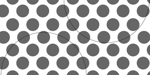 Seamless pattern. Big dots wallpaper. Circles ornament. Polka dot motif. Circular figures backdrop. Rounds background. Dotted motif. Vector image. Digital paper, textile print, web design, abstract.