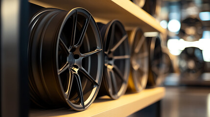 Sleek, precision-engineered rims, perfect for enhancing vehicle performance. The design merges strength with elegance, offering an ideal upgrade for driving enthusiasts.